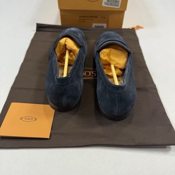 Tod’s MOCASSINO CUDIO SUEDE Loafer Size 7.5UK/9US New Receipt & Box MSRP $895